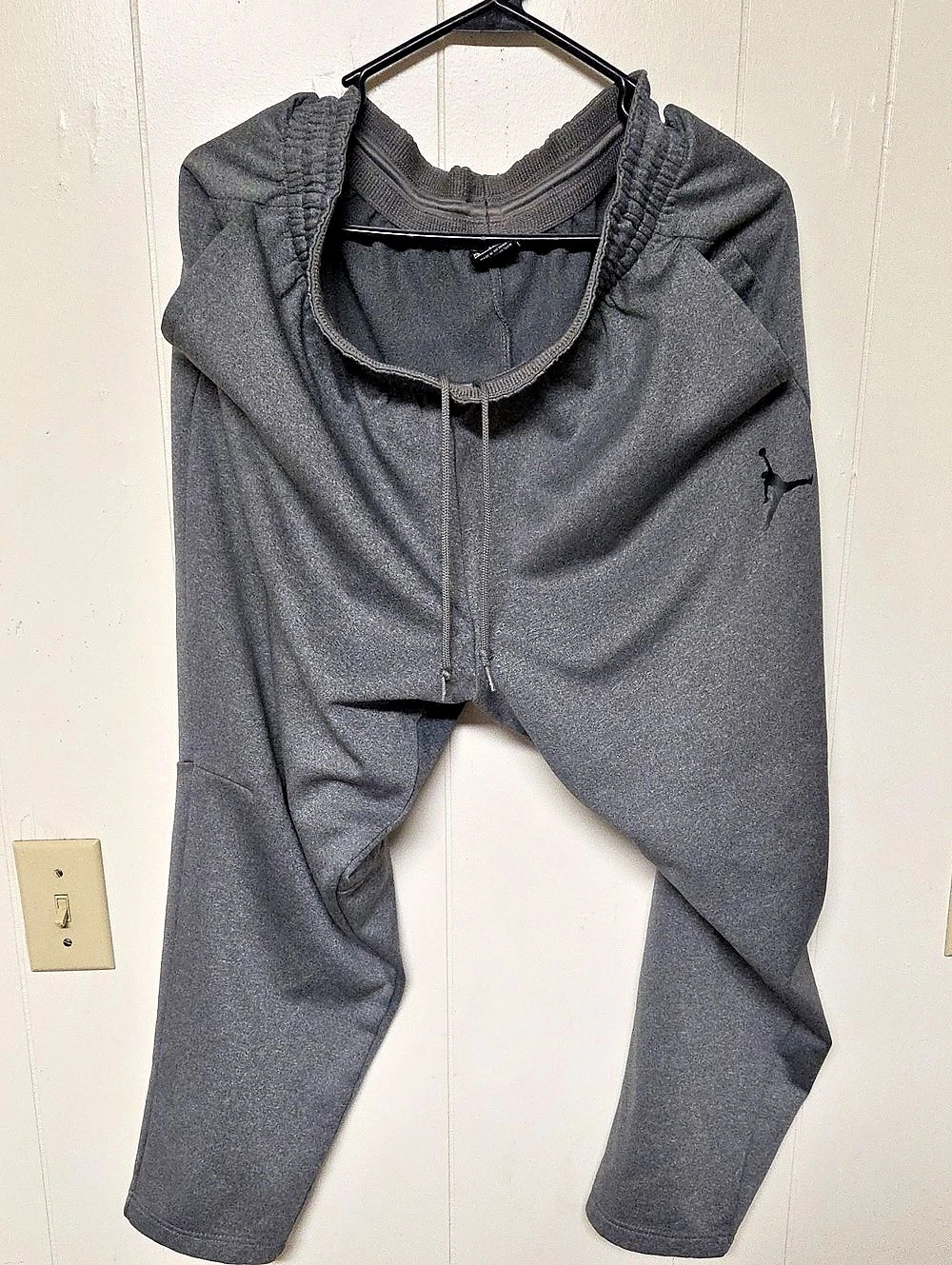 Jordan Gray Jogger Pants Size XL Like New
